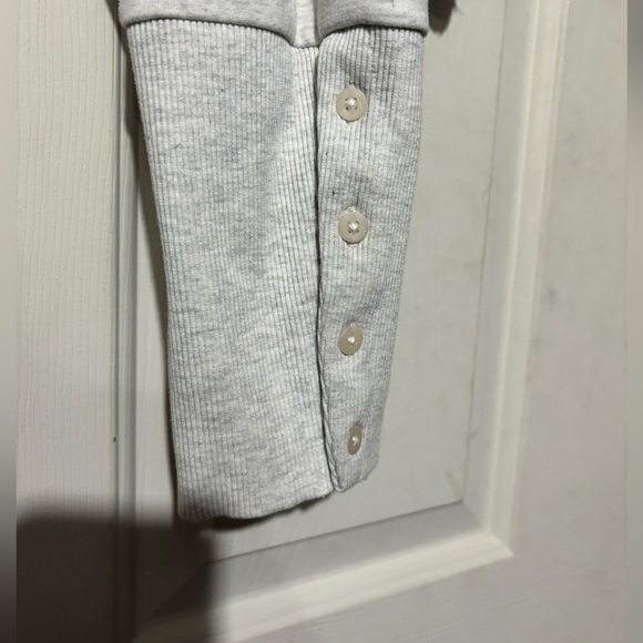 Nike grey cropped hoodie - Picture 4 of 4